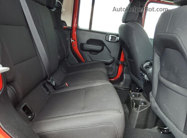 1C6HJTAG1PL571476 2023 JEEP GLADIATOR Red Вид задньої частини салону