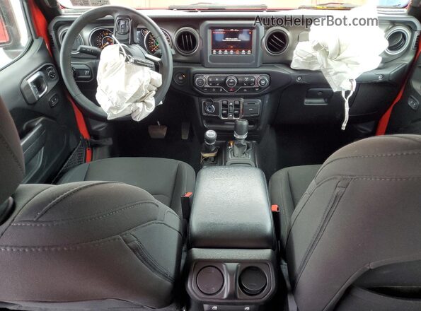 1C6HJTAG1PL571476 2023 JEEP GLADIATOR Red Вид панелі приладів