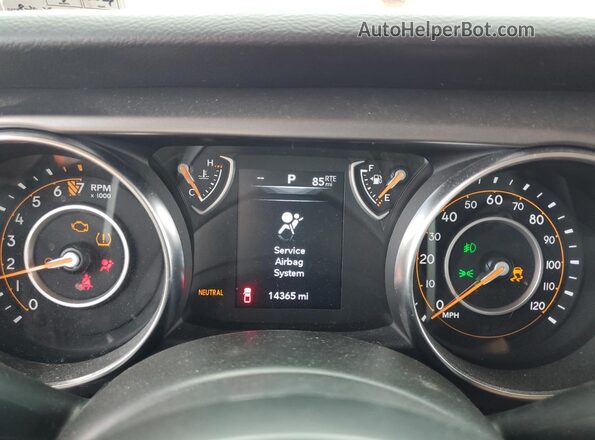 1C6HJTAG1PL571476 2023 JEEP GLADIATOR Red Вид щитка приладів