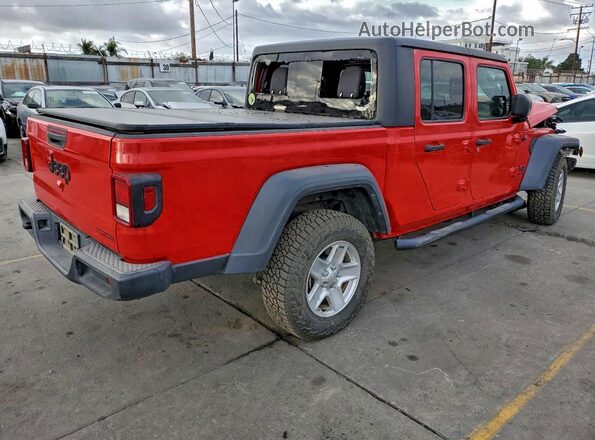 1C6HJTAG5LL159717 2020 JEEP GLADIATOR Red Tył prawy