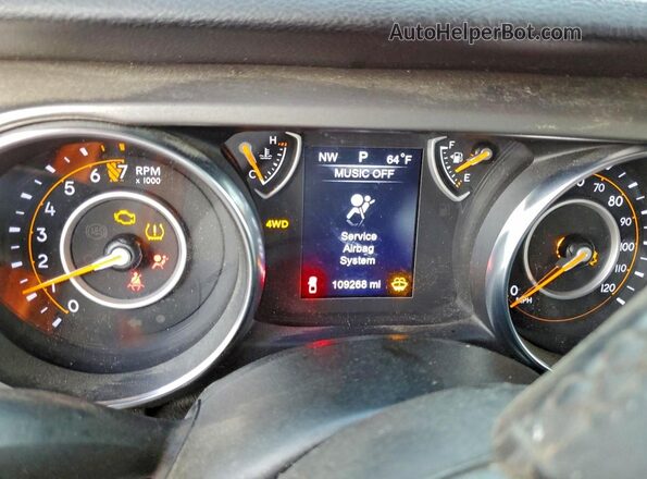 1C6HJTAG5LL159717 2020 JEEP GLADIATOR Red Widok zestawu wskaźników