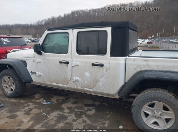 1C6HJTAG6LL142313 2020 JEEP GLADIATOR White Սալոնի 360 աստիճան տեսք
