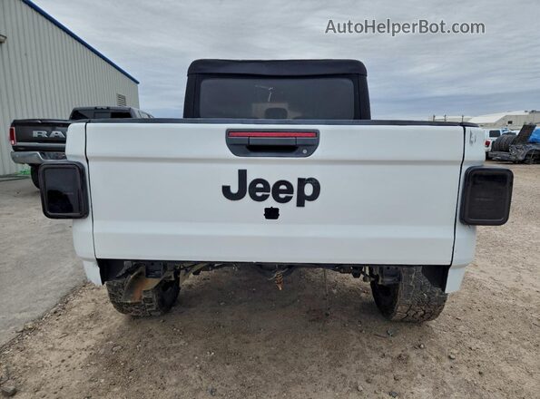 1C6HJTAG7LL133295 2020 JEEP GLADIATOR White უკანა ხედი
