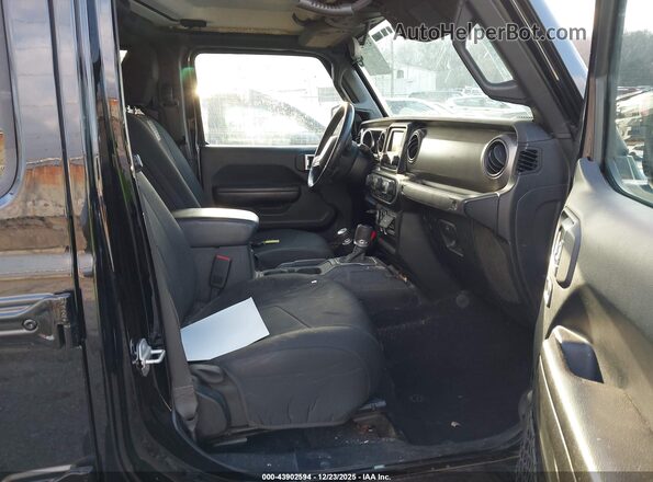 1C6HJTAG7LL174476 2020 JEEP GLADIATOR Black Вид салону спереду