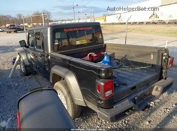 1C6HJTAG7LL174476 2020 JEEP GLADIATOR Black Задня ліва чверть