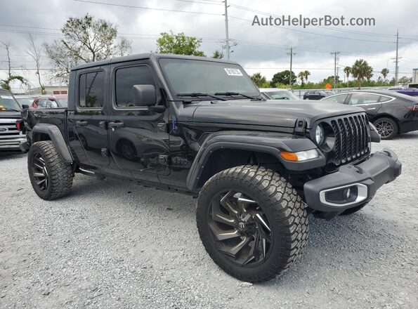 1C6HJTAG7ML618960 2021 JEEP GLADIATOR Черный Передняя правая четверть