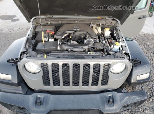 1C6HJTAGXLL157395 2020 JEEP GLADIATOR Gray Vista interior trasera