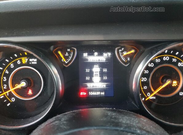 1C6HJTAGXLL157395 2020 JEEP GLADIATOR Gray Vista del cuadro de instrumentos