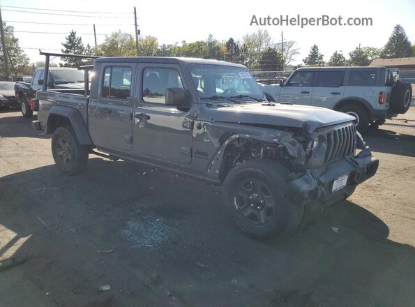 1C6JJTAG3LL195178 2020 JEEP GLADIATOR Gray Передня права чверть
