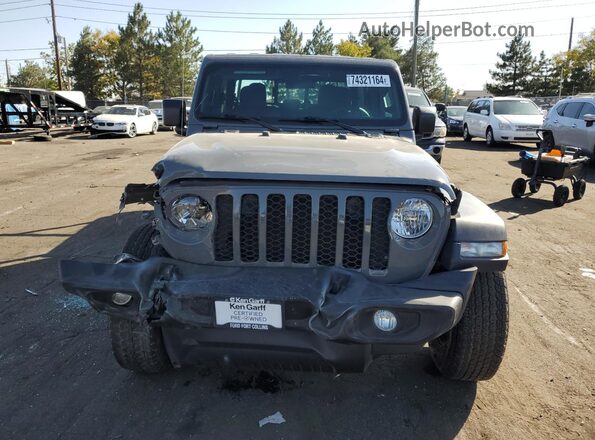 1C6JJTAG3LL195178 2020 JEEP GLADIATOR Gray Вид спереду