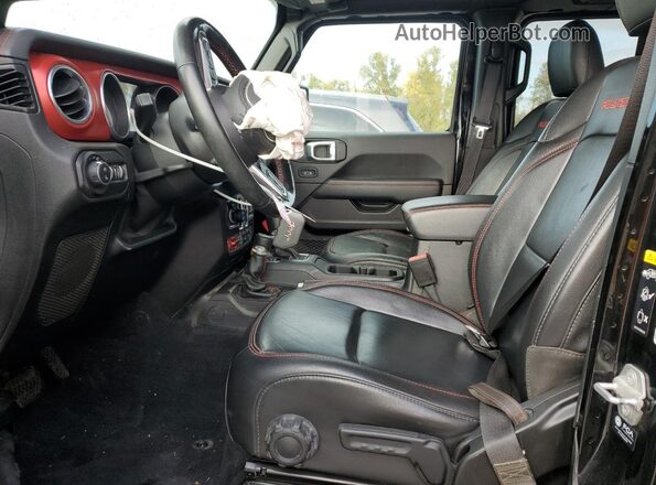 1C6JJTBMXML604279 2021 JEEP GLADIATOR Black Вид салону спереду