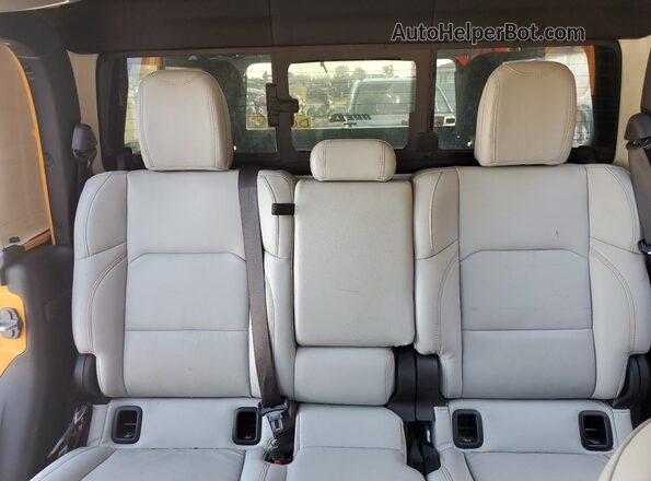 1C6JJTEG2ML543516 2021 JEEP GLADIATOR Желтый Вид задних сидений
