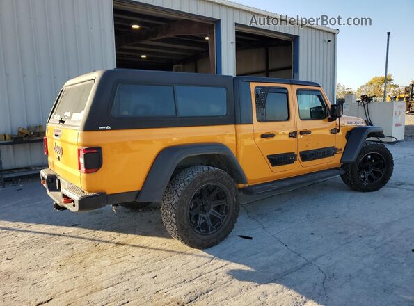 1C6JJTEG2ML543516 2021 JEEP GLADIATOR Желтый Задняя правая четверть