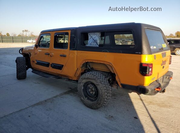 1C6JJTEG2ML543516 2021 JEEP GLADIATOR Желтый Задняя левая четверть