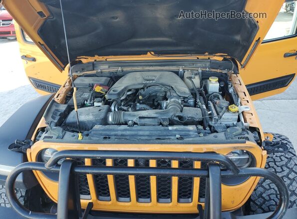 1C6JJTEG2ML543516 2021 JEEP GLADIATOR Желтый Вид подкапотного пространства