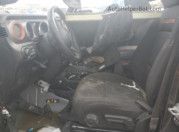 1C6JJTEG7PL581635 2023 JEEP GLADIATOR Gray Front interior view
