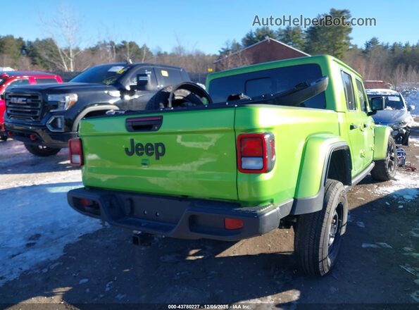 1C6PJTAG0SL511466 2025 JEEP GLADIATOR Green Задня права чверть
