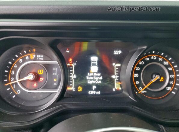 1C6PJTAG4SL518808 2025 JEEP GLADIATOR Black Widok zestawu wskaźników
