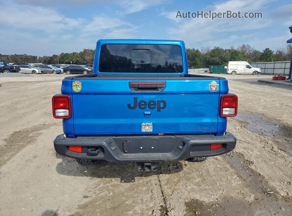 1C6PJTAG5SL531101 2025 JEEP GLADIATOR Blue Вид ззаду