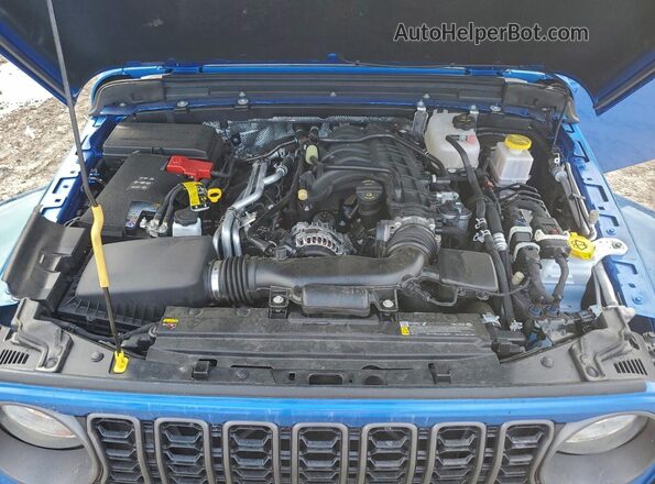 1C6PJTAG5SL531101 2025 JEEP GLADIATOR Blue Вид задньої частини салону