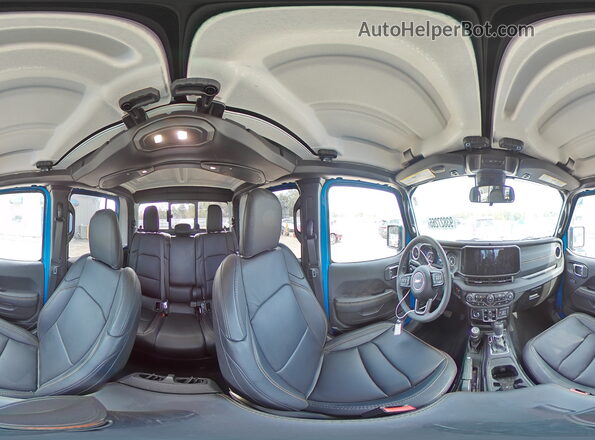 1C6PJTAG5SL531101 2025 JEEP GLADIATOR Blue Панорамний вид салону 360°