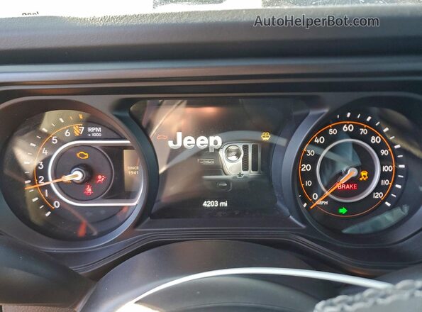 1C6PJTAG6SL531172 2025 JEEP GLADIATOR Black Widok zestawu wskaźników