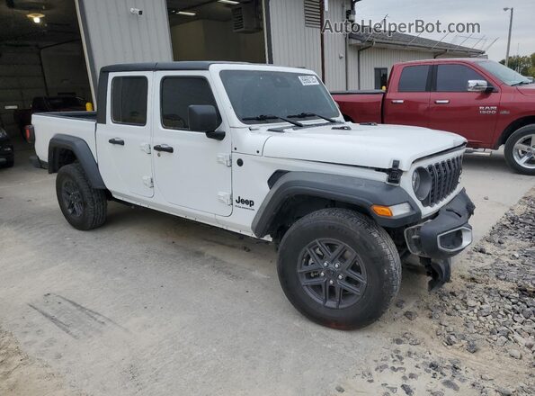 1C6PJTAG8SL508105 2025 JEEP GLADIATOR Белый Передняя правая четверть