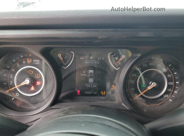 1C6PJTAG8SL508105 2025 JEEP GLADIATOR Белый Вид щитка приборов