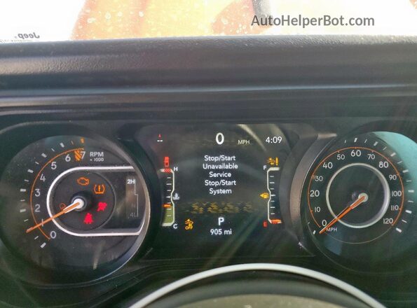 1C6PJTAG8SL537796 2025 JEEP GLADIATOR Orange Вид щитка приладів