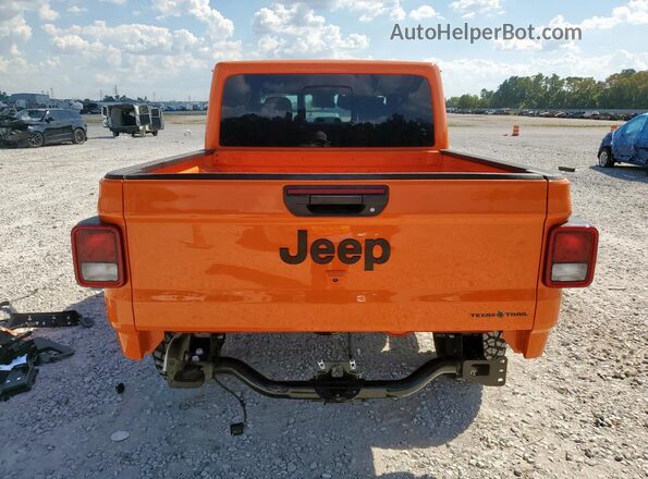 1C6PJTAG8SL537796 2025 JEEP GLADIATOR Orange Вид ззаду