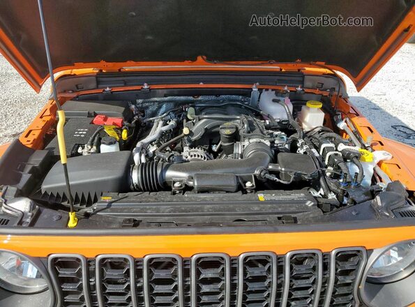 1C6PJTAG8SL537796 2025 JEEP GLADIATOR Orange Вид задньої частини салону