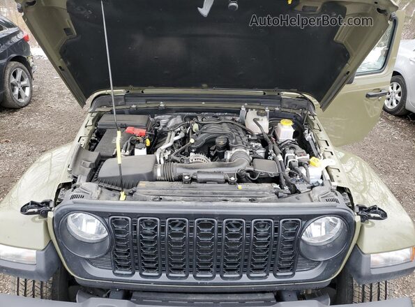 1C6RJTAG3SL521434 2025 JEEP GLADIATOR Tan Вид задньої частини салону