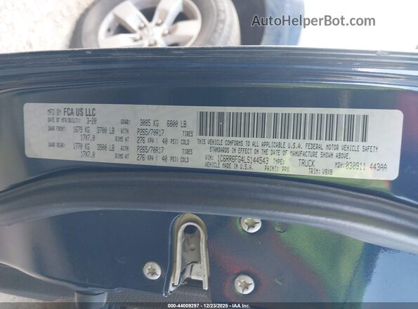 1C6RR6FG4LS144543 2020 RAM 1500 CLASSIC Синий 