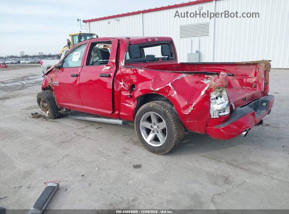 1C6RR7KT1GS158589 2016 RAM 1500 Красный Задняя левая четверть