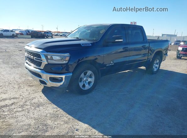 1C6RREFT6NN201253 2022 RAM 1500 Dark Blue წინა მარცხენა ხედი სამი მეოთხედიდან