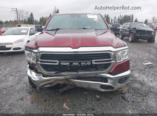 1C6SRFFT6MN588523 2021 RAM 1500 Темно-бордовый Вид спереди