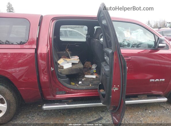 1C6SRFFT6MN588523 2021 RAM 1500 Темно-бордовый Вид наклейки с VIN-кодом