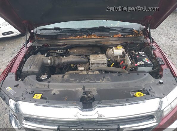 1C6SRFFT6MN588523 2021 RAM 1500 Темно-бордовый Вид сзади