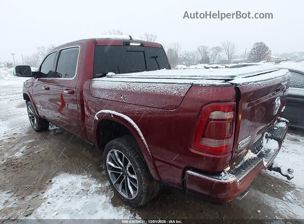 1C6SRFKT7MN584101 2021 RAM 1500 Maroon Հետևի ձախ