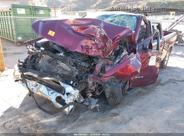 1C6SRFMTXNN481205 2022 RAM 1500 Burgundy Front view