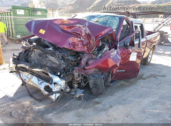 1C6SRFMTXNN481205 2022 RAM 1500 Burgundy Front left