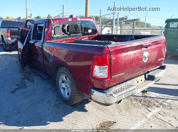 1C6SRFMTXNN481205 2022 RAM 1500 Burgundy Rear left