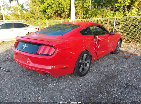 1FA6P8AM0G5326437 2016 FORD MUSTANG Red Trasero derecho