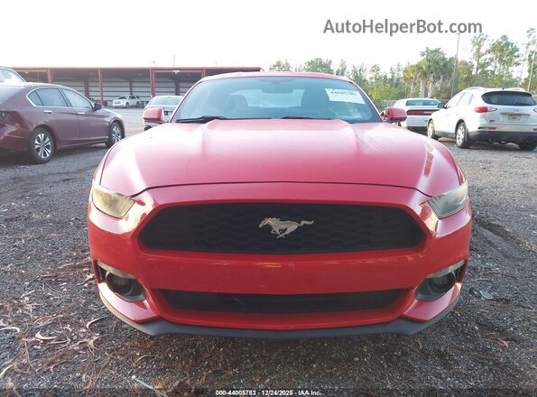 1FA6P8AM0G5326437 2016 FORD MUSTANG Red Vista del cuadro de instrumentos