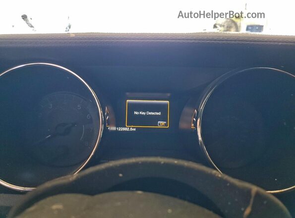 1FA6P8AM8G5220348 2016 FORD MUSTANG White ხელსაწყოთა პანელის ხედი