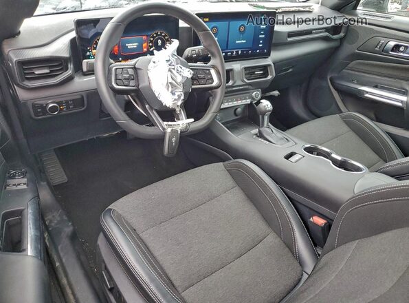1FA6P8CF0S5410913 2025 FORD MUSTANG Black Dashboard view
