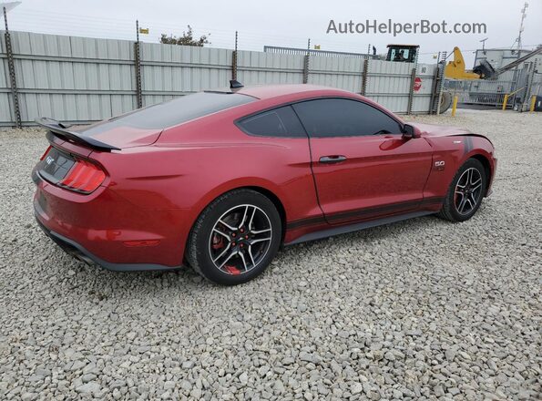 1FA6P8CF4M5152995 2021 FORD MUSTANG Red Rear right