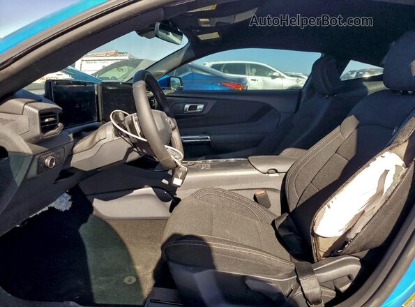 1FA6P8CF6R5432506 2024 FORD MUSTANG Blue Vista interior delantera