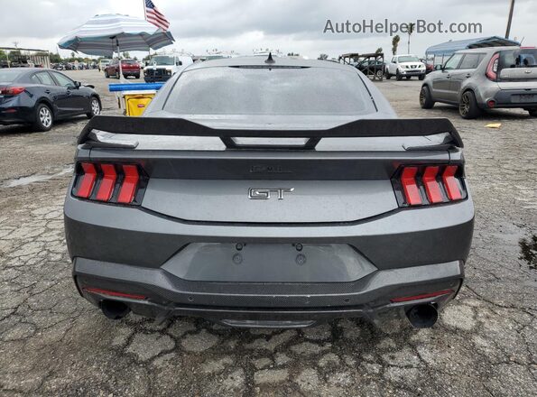 1FA6P8CF7R5400633 2024 FORD MUSTANG Gray Vista trasera