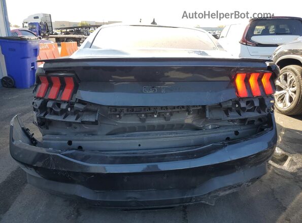 1FA6P8CF7R5428741 2024 FORD MUSTANG Gray Rear view
